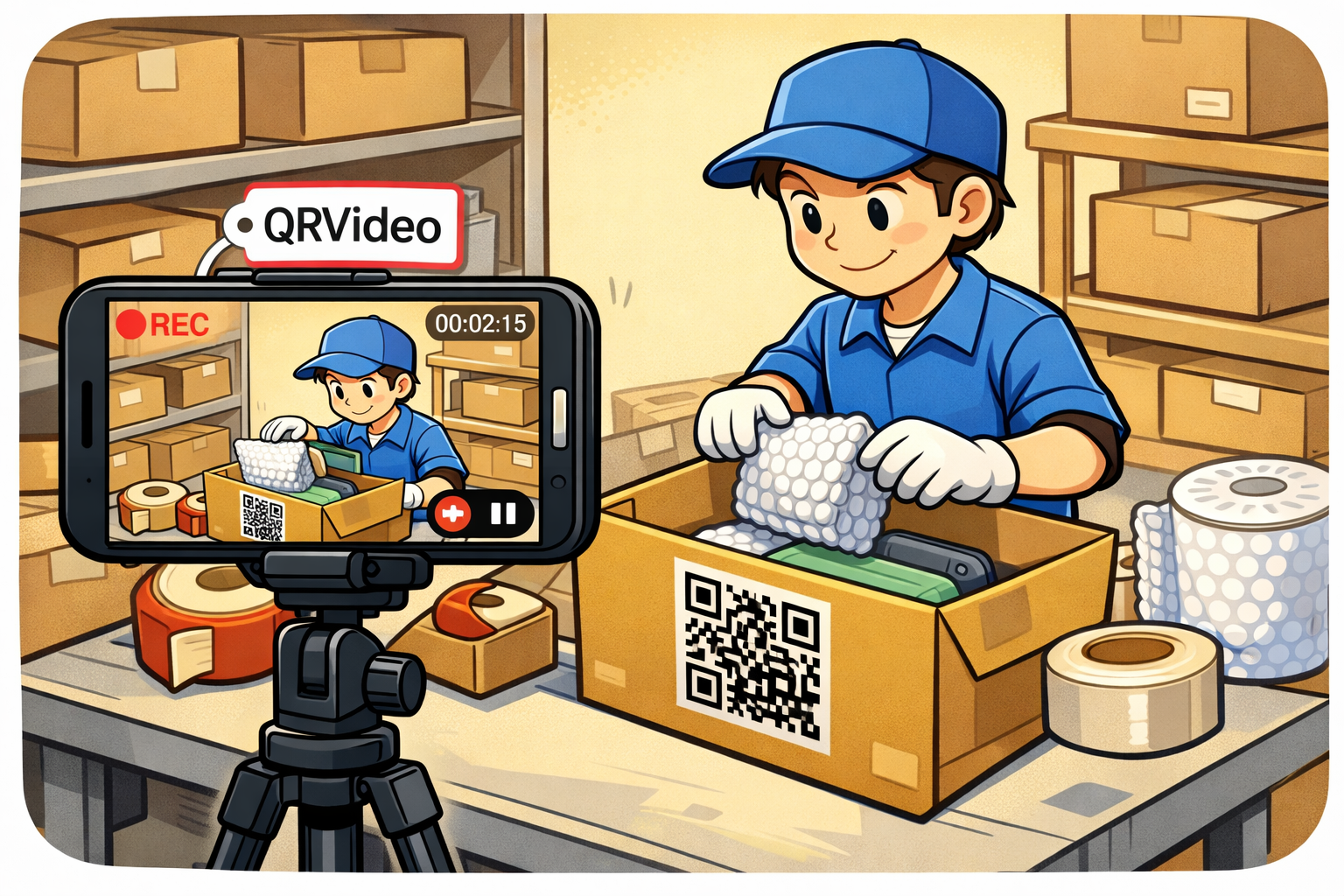 QRVideo 작동 원리